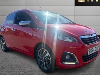 Used Peugeot 108 82 HP (60 kW) 2014 Red Hatchback