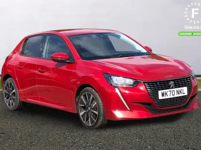 Używany Peugeot 208 Allure Premium 75 KM (55 kW) 2020 Czerwony Hatchback