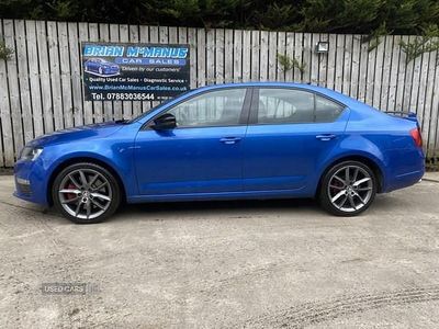 Blue Used 2015 Skoda Octavia vRS Hatchback | £7,950 (Fair price)