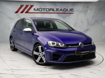 Used VW Golf VII R 2016 Blue Hatchback