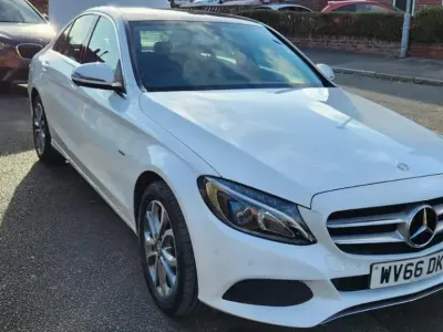 Used Mercedes C350e Premium 2016 White Sedan