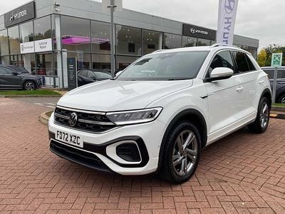 White Used 2023 VW T-Roc R-line SUV | £21,900 (Fair price)