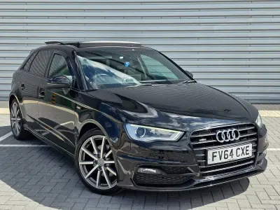 Used Audi A3 Sportback S-Line 184 HP (135 kW) 2014 Black Hatchback