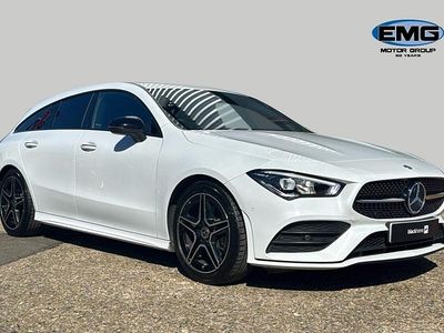 Used Mercedes CLA200 Shooting Brake AMG Line Premium 2023 White Estate