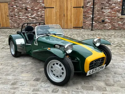 Used Caterham Seven 1993 Green and yellow Cabriolet