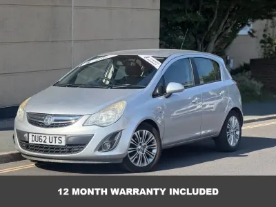Used Vauxhall Corsa S 85 HP (62 kW) 2012 Silver Hatchback