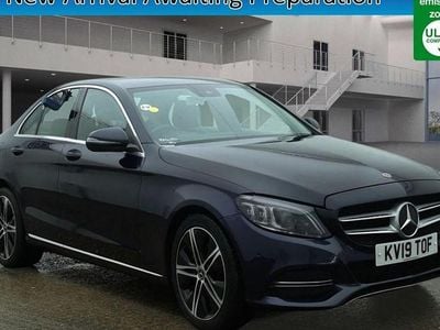 Used Mercedes C200 2019 Blue Sedan