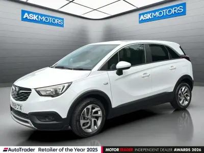 Used Vauxhall Crossland X S 110 HP (80 kW) 2019 White SUV