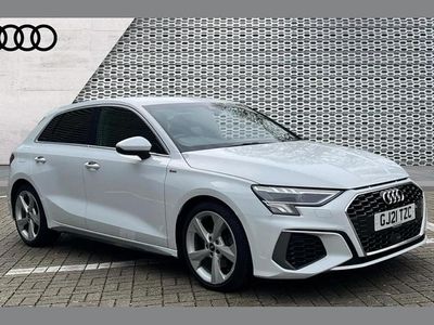 Used Audi A3 S-Line 147 HP (108 kW) 2021 White Sedan