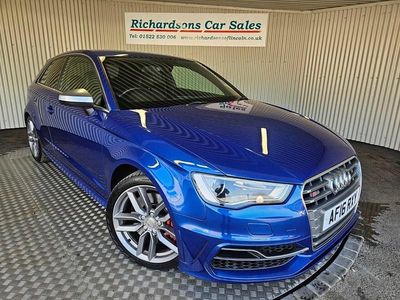 Used Audi S3 Sportback Business 300 HP (220 kW) 2016 Blue Hatchback