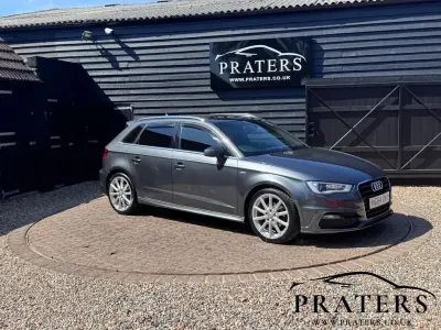 Used Audi A3 S-Line 2014 Grey Hatchback