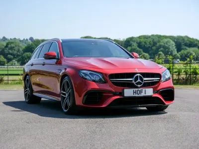 Used Mercedes E63S AMG Premium 612 HP (450 kW) 2017 Red Estate