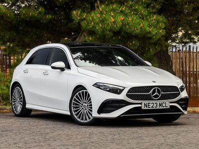 Used Mercedes A200 AMG Line Premium Plus 163 HP (119 kW) 2023 White Hatchback