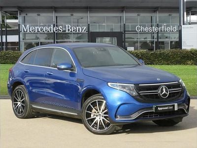 Used Mercedes EQC400 AMG line 300 kW (408 HP) 2023 Blue SUV