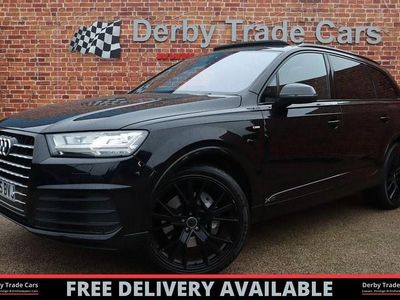 Black Used 2015 Audi Q7 S-Line SUV | £17,990 (Fair price)