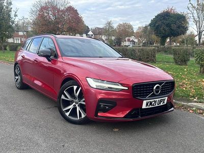 Red Used 2021 Volvo V60 R-Design Estate | £17,750