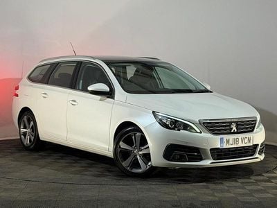 White Used 2018 Peugeot 308 Allure Estate | £5,295 (Fair price)