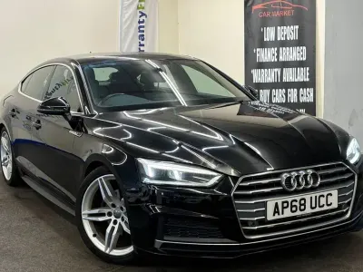 Usado Audi A5 Sportback S-Line 150 HP (110 kW) 2019 Preto Citadino