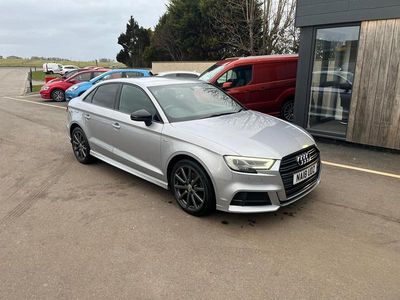 Used Audi A3 Black Edition 116 HP (85 kW) 2018 Silver Sedan