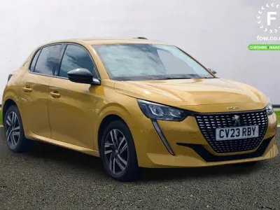 Used Peugeot 208 Allure+ 102 HP (75 kW) 2023 Yellow Hatchback