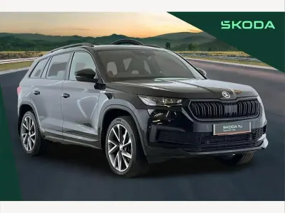 Used Skoda Kodiaq SportLine 150 HP (110 kW) 2022 Black SUV