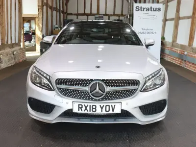 Used Mercedes C220 AMG Line Premium 2018 Silver Coupe