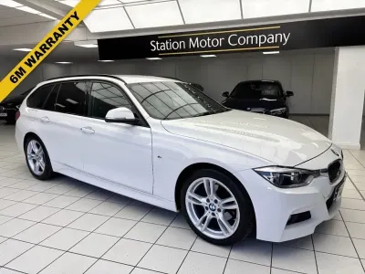 Begagnad BMW 320 M Sport 190 HK (139 kW) 2018 Vit Kombi