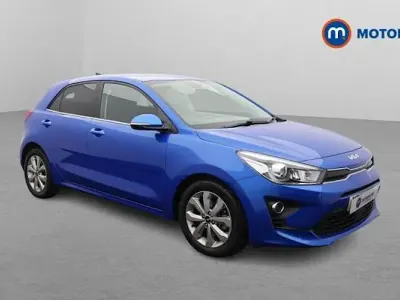 Used Kia Rio 120 HP (88 kW) 2022 Blue Hatchback