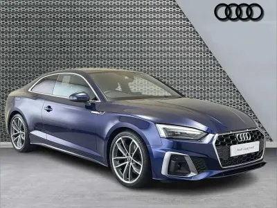 Used Audi A5 S-Line 147 HP (108 kW) 2023 Blue Coupe