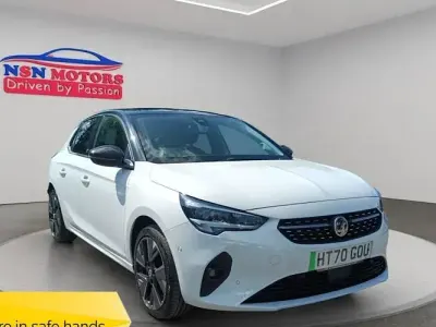 Used Vauxhall Corsa-e Elite 100 kW (136 HP) 2021 White Hatchback