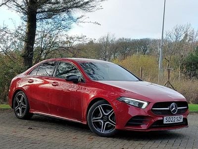 Used Mercedes A180 AMG Line Premium 136 HP (100 kW) 2022 Red Sedan