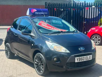 Used Ford Ka Zetec 69 HP (50 kW) 2011 Black Hatchback