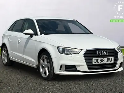 Used Audi A3 Sport 150 HP (110 kW) 2018 White Sedan