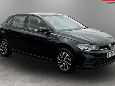 Used VW Polo Life 95 HP (69 kW) 2023 Black Hatchback