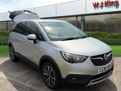 Used Vauxhall Crossland X Elite 120 HP (88 kW) 2018 Silver SUV