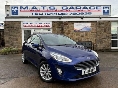 Blue Used 2018 Ford Fiesta Titanium Hatchback | £5,995 (Good price)