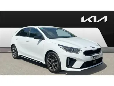 Used Kia Ceed GT-Line 158 HP (116 kW) 2021 White Hatchback