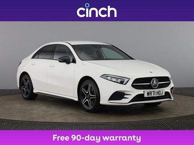 White Used 2021 Mercedes A250 AMG line Sedan | £14,999 (Fair price)