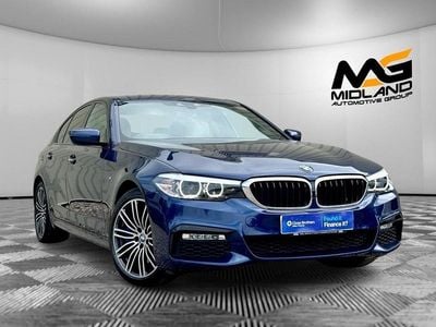 Blue Used 2017 BMW 540 M Sport Sedan | £17,650 (Fair price)