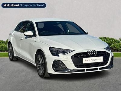 Used Audi A3 S-Line 147 HP (108 kW) 2025 White Hatchback
