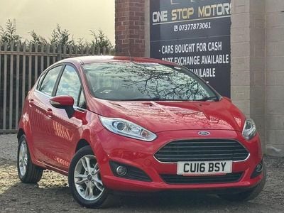 Used Ford Fiesta Zetec 2016 Red Hatchback