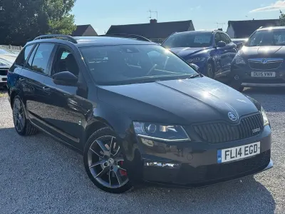 Used Skoda Octavia vRS 2014 Black Estate