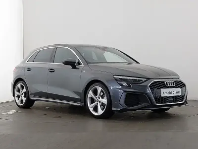 Used Audi A3 S-Line 110 HP (80 kW) 2023 Grey Sedan