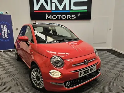Used Fiat 500 Lounge 69 HP (50 kW) 2018 Pink Hatchback