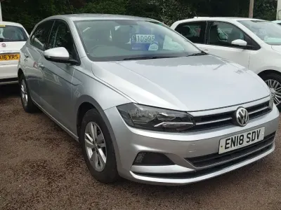 Used VW Polo SE 95 HP (69 kW) 2018 Silver Hatchback
