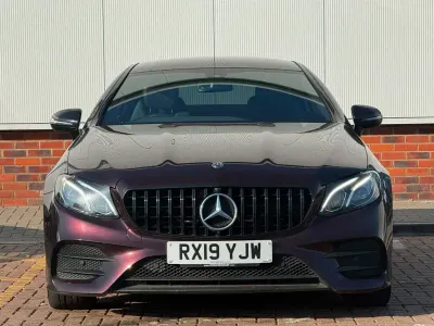 Used Mercedes E220 AMG line 2019 Red Coupe
