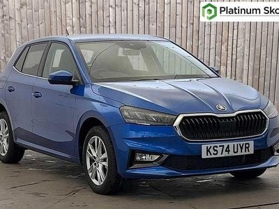 Race blue metallic Used 2024 Skoda Fabia SE L Hatchback | £16,850 (Fair price)