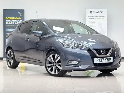 Begagnad Nissan Micra Tekna 90 HK (66 kW) 2017 Grå Halvkombi