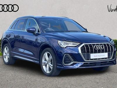 Second-hand Audi Q3 S-Line 150 CP (110 kW) 2021 Albastru SUV