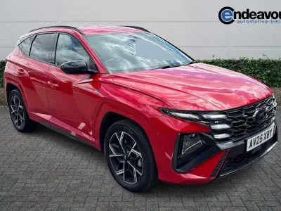 Used Hyundai Tucson N Line 215 HP (158 kW) 2025 Red SUV
